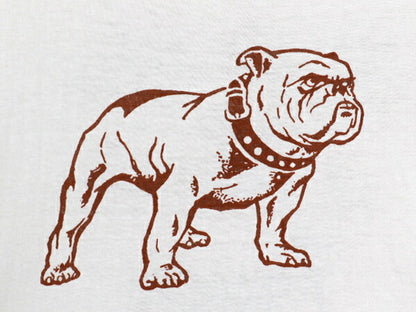 70s USA製 マックトラック ドッグ イラスト 染込み プリント Tシャツ メンズ XL 小さめ L 程 古着 ヴィンテージ アニマル 企業物 当時物 白