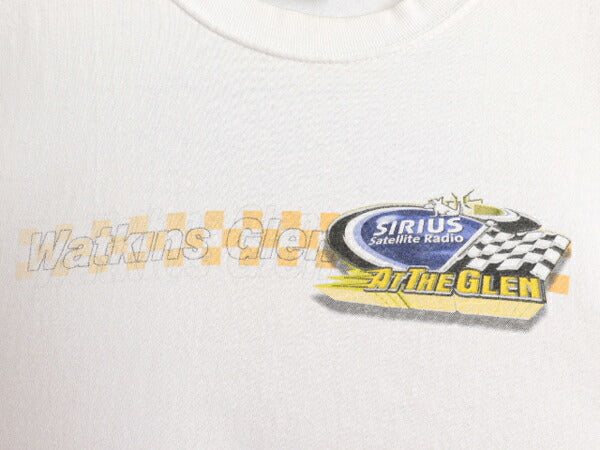 00s ナスカー イラスト 両面 プリント Tシャツ メンズ XL オールド グラフィック モータースポーツ レース 企業 スポンサー 大きいサイズ