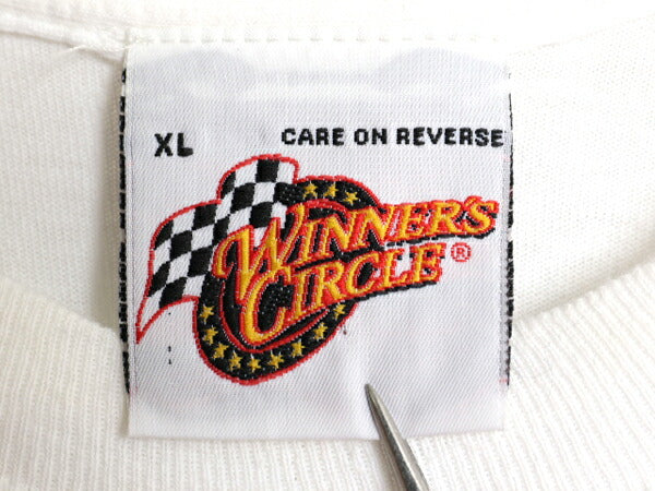 00s ナスカー イラスト 両面 プリント Tシャツ メンズ XL オールド グラフィック モータースポーツ レース 企業 スポンサー 大きいサイズ
