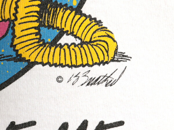 90s USA製 ペンギン キャラクター イラスト プリント Tシャツ メンズ レディース L / オールド オフィシャル コミック シングルステッチ 白