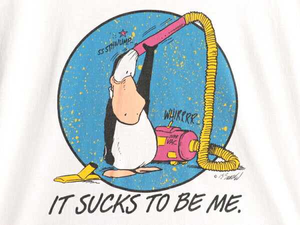 90s USA製 ペンギン キャラクター イラスト プリント Tシャツ メンズ レディース L / オールド オフィシャル コミック シングルステッチ 白
