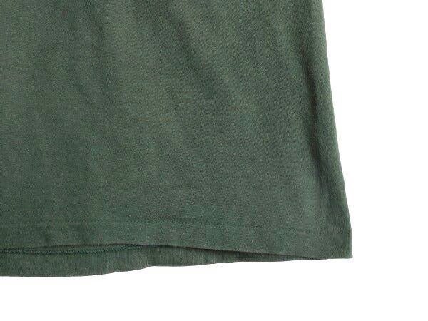 60s USA製 Valcan C-1-1 プリント Tシャツ M 小さめ S / ヴィンテージ 軍物 当時物 ミリタリー 空軍 パラシュート シングルステッチ カーキ
