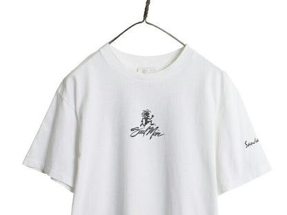90s Soul Man ラスタ イラスト プリント Tシャツ メンズ L / 古着 オールド アート レゲエ ジャマイカ キャラクター シングルステッチ 両面