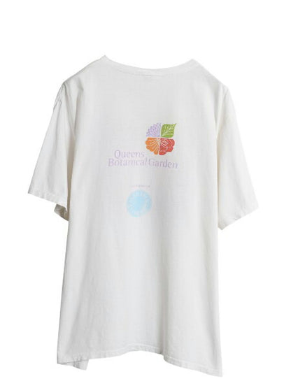 00s ミツバチ アート イラスト プリント Tシャツ メンズ XL 程 オールド アニマル フラワー グラフィック ヘビーウェイト 大きいサイズ 白
