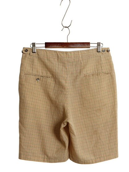 70s Palm Beach チェック ショートパンツ メンズ 実寸 33 ヴィンテージ ショーツ ノータック ハーフパンツ 短パン TALON シワになりにくい