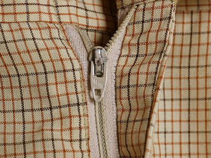 70s Palm Beach チェック ショートパンツ メンズ 実寸 33 ヴィンテージ ショーツ ノータック ハーフパンツ 短パン TALON シワになりにくい