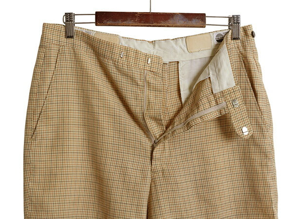 70s Palm Beach チェック ショートパンツ メンズ 実寸 33 ヴィンテージ ショーツ ノータック ハーフパンツ 短パン TALON シワになりにくい