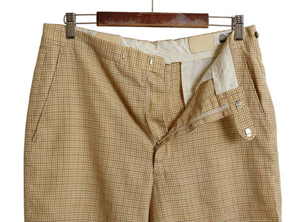 70s Palm Beach チェック ショートパンツ メンズ 実寸 33 ヴィンテージ ショーツ ノータック ハーフパンツ 短パン TALON シワになりにくい