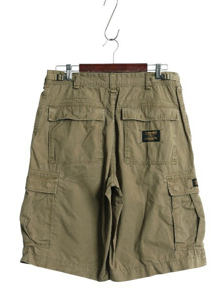 ポロジーンズ ラルフローレン カーゴ ショーツ メンズ 34 / ショートパンツ 短パン ミリタリー ノータック ハーフパンツ コットン ポプリン