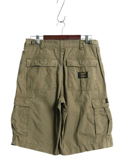 ポロジーンズ ラルフローレン カーゴ ショーツ メンズ 34 / ショートパンツ 短パン ミリタリー ノータック ハーフパンツ コットン ポプリン