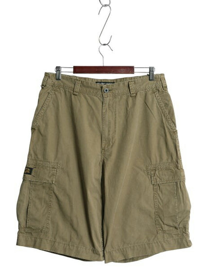 ポロジーンズ ラルフローレン カーゴ ショーツ メンズ 34 / ショートパンツ 短パン ミリタリー ノータック ハーフパンツ コットン ポプリン