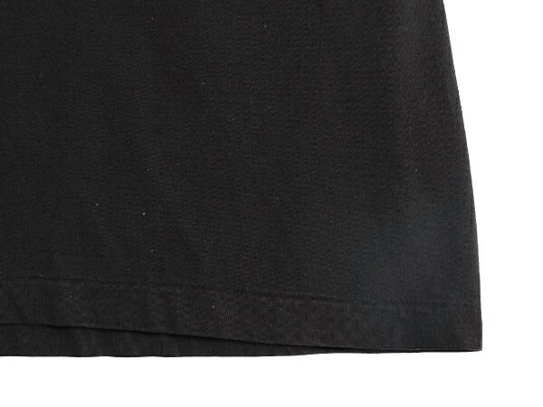 90s USA製 テレビ 企業 ロゴ プリント 半袖 Tシャツ メンズ XL 90年代 オールド 企業物 当時物 ヘビーウェイト シングルステッチ ブラック