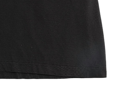 90s USA製 テレビ 企業 ロゴ プリント 半袖 Tシャツ メンズ XL 90年代 オールド 企業物 当時物 ヘビーウェイト シングルステッチ ブラック