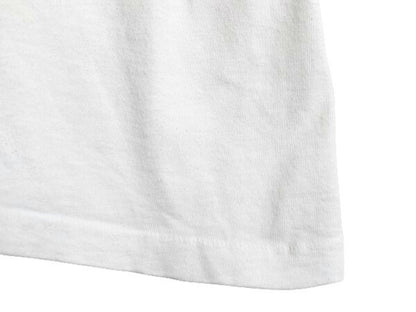 90s USA製 ジャンスポーツ アート イラスト プリント Tシャツ メンズ L オールド メッセージ グラフィック シングルステッチ アウトドア 白