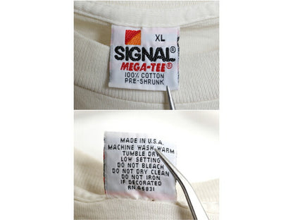 90s USA製 アート イラスト プリント Tシャツ メンズ XL 古着 オールド グラフィック シングルステッチ ビール コーラ 企業物 大きいサイズ