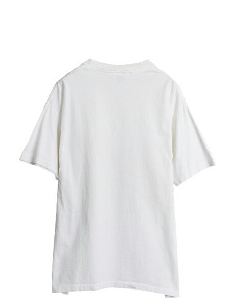 90s USA製 カレッジ アート イラスト プリント Tシャツ メンズ レディース XL オールド シングルステッチ 大きいサイズ ヘビーウェイト 白
