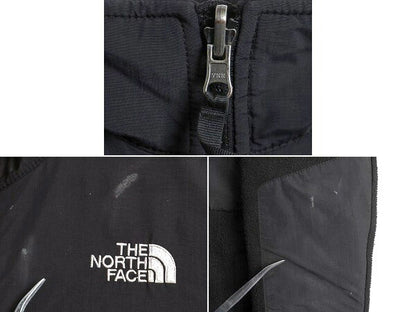 ガールズ XL レディース M 程■ ノースフェイス フルジップ フリース ナイロン 切替 デナリ ジャケット 古着 The North Face DENALI 黒 x黒