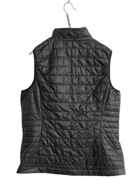 パタゴニア ナノ パフ ベスト レディース L / Patagonia 19年製 中綿 ナイロン キルティング フルジップ アウトドア パッカブル 企業物 黒
