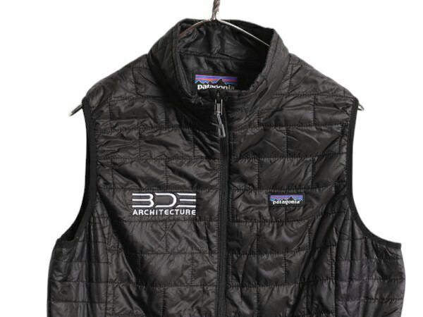 パタゴニア ナノ パフ ベスト レディース L / Patagonia 19年製 中綿 ナイロン キルティング フルジップ アウトドア パッカブル 企業物 黒