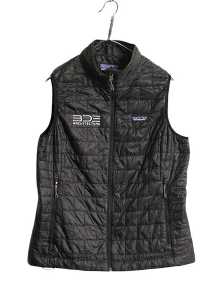 パタゴニア ナノ パフ ベスト レディース L / Patagonia 19年製 中綿 ナイロン キルティング フルジップ アウトドア パッカブル 企業物 黒