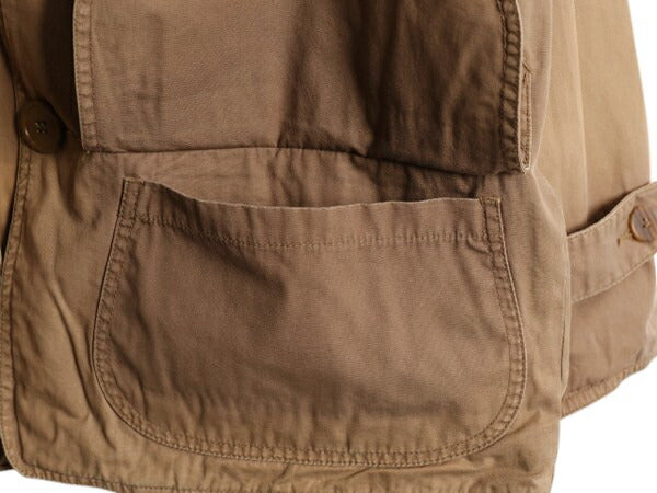 90s ジェイクルー オイルド コットン ハンティング ジャケット メンズ S / オールド JCREW 巨人タグ チェック ライナー付き カバーオール