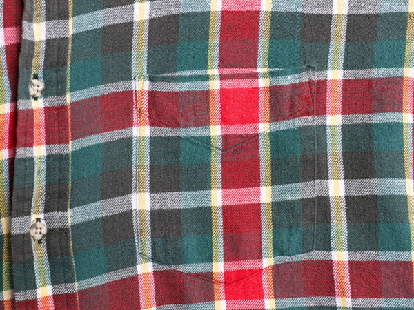 70s チャップス ラルフローレン チェック ボタンダウン フランネル シャツ メンズ XL / ヴィンテージ CHAPS ポロ ネルシャツ 長袖シャツ