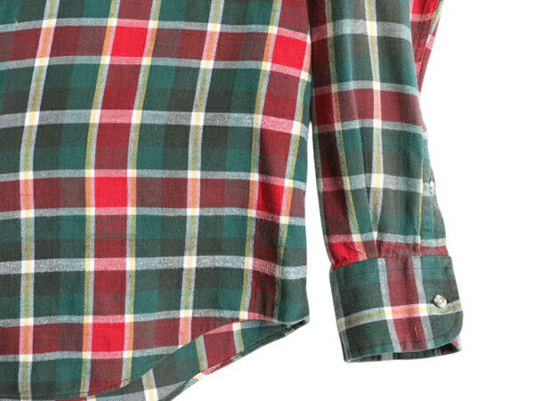 70s チャップス ラルフローレン チェック ボタンダウン フランネル シャツ メンズ XL / ヴィンテージ CHAPS ポロ ネルシャツ 長袖シャツ