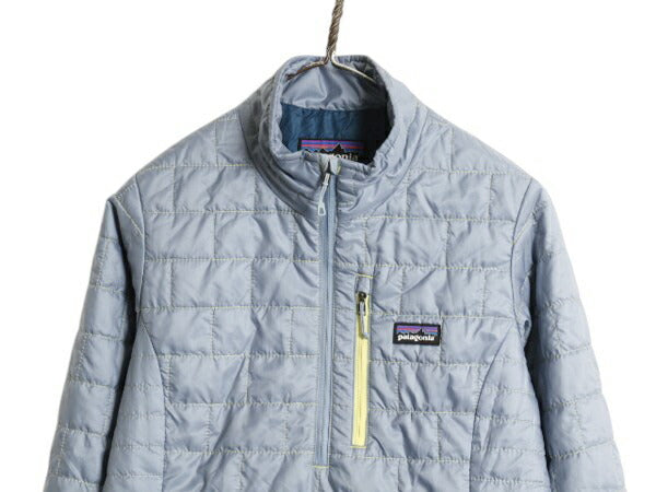パタゴニア ナノ パフ プルオーバー レディース S / 古着 14年製 Patagonia ハーフジップ 中綿 ナイロン キルティング パッカブル ブルゾン