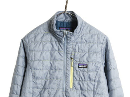 パタゴニア ナノ パフ プルオーバー レディース S / 古着 14年製 Patagonia ハーフジップ 中綿 ナイロン キルティング パッカブル ブルゾン