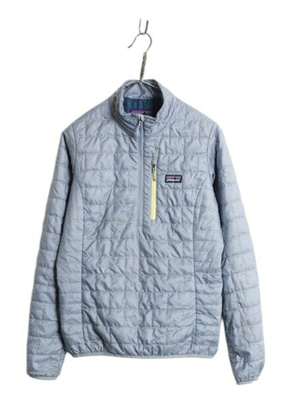 パタゴニア ナノ パフ プルオーバー レディース S / 古着 14年製 Patagonia ハーフジップ 中綿 ナイロン キルティング パッカブル ブルゾン