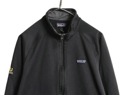 パタゴニア テック フリース ジャケット メンズ XL / 16年製 PATAGONIA アウトドア フルジップ トラック ジャージ ブルゾン ストレッチ 黒