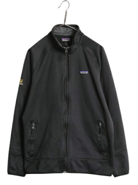 パタゴニア テック フリース ジャケット メンズ XL / 16年製 PATAGONIA アウトドア フルジップ トラック ジャージ ブルゾン ストレッチ 黒