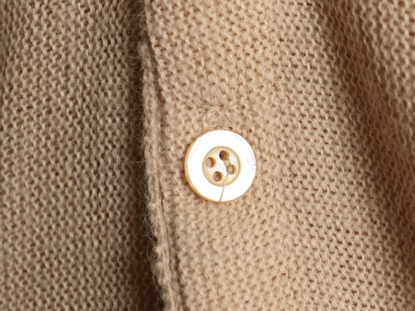 70s Sears Kings Road アクリル ニット カーディガン メンズ レディース S 70年代 ヴィンテージ シアーズ セーター 前開き 羽織り ベージュ