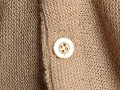 70s Sears Kings Road アクリル ニット カーディガン メンズ レディース S 70年代 ヴィンテージ シアーズ セーター 前開き 羽織り ベージュ