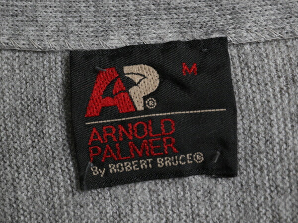 70s USA製 アーノルドパーマー アクリル ニット カーディガン メンズ レディース M / ヴィンテージ セーター Arnold Palmer 前開き 羽織り