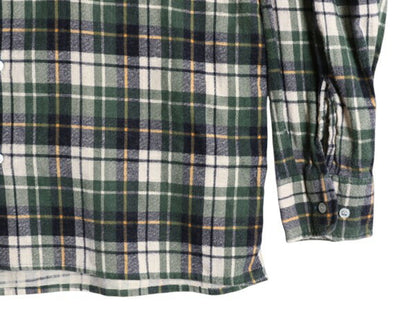 70s 80s ディッキーズ チェック プリント フランネル シャツ メンズ L / 古着 Dickies ヴィンテージ ネル ネルシャツ 長袖シャツ 白タグ
