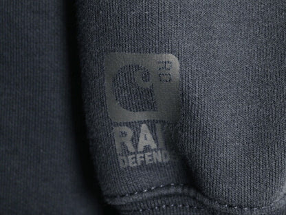 US企画 カーハート 裏 サーマル フルジップ スウェット フード パーカー メンズ XXL / 古着 CARHARTT Rain Defender ジャケット トレーナー