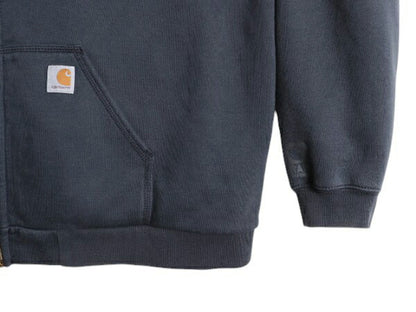 US企画 カーハート 裏 サーマル フルジップ スウェット フード パーカー メンズ XXL / 古着 CARHARTT Rain Defender ジャケット トレーナー