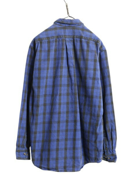 フィルソン アラスカン ガイド シャツ メンズ M / 古着 FILSON チェック ネルシャツ ヘビー フランネル ワーク 長袖シャツ ヘビーウェイト