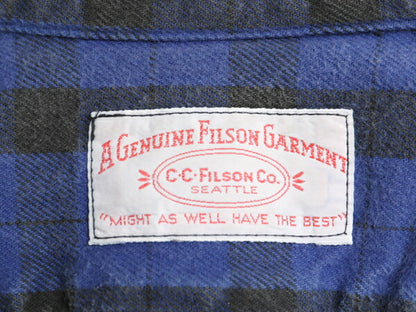フィルソン アラスカン ガイド シャツ メンズ M / 古着 FILSON チェック ネルシャツ ヘビー フランネル ワーク 長袖シャツ ヘビーウェイト