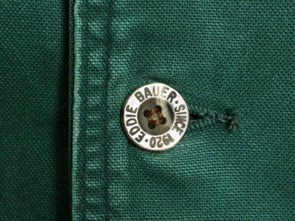 90s エディ―バウアー ハンティング ジャケット メンズ M Eddie Bauer キャンバス カバーオール フィールド コート チェック ライナー付き