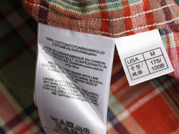 ブルックスブラザーズ チェック 長袖 ボタンダウン シャツ メンズ M / Brooks Brothers コットン 長袖シャツ ワイシャツ BD マルチカラー