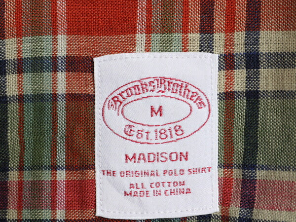 ブルックスブラザーズ チェック 長袖 ボタンダウン シャツ メンズ M / Brooks Brothers コットン 長袖シャツ ワイシャツ BD マルチカラー