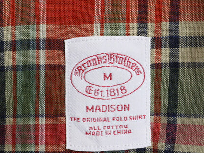 ブルックスブラザーズ チェック 長袖 ボタンダウン シャツ メンズ M / Brooks Brothers コットン 長袖シャツ ワイシャツ BD マルチカラー