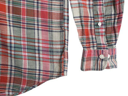 ブルックスブラザーズ チェック 長袖 ボタンダウン シャツ メンズ M / Brooks Brothers コットン 長袖シャツ ワイシャツ BD マルチカラー