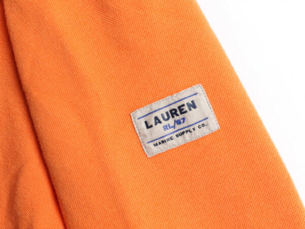 90s ■ LAUREN ラルフローレン モック ハイネック 鹿の子 スウェット レディース L / 90年代 オールド ポロ プルオーバー POLO カットソー
