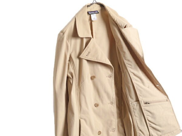 05年製 パタゴニア メトロ ガイド ジャケット レディース M 程 古着 PATAGONIA アウトドア ダブルブレスト テーラード ブレザー ストレッチ