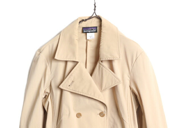 05年製 パタゴニア メトロ ガイド ジャケット レディース M 程 古着 PATAGONIA アウトドア ダブルブレスト テーラード ブレザー ストレッチ