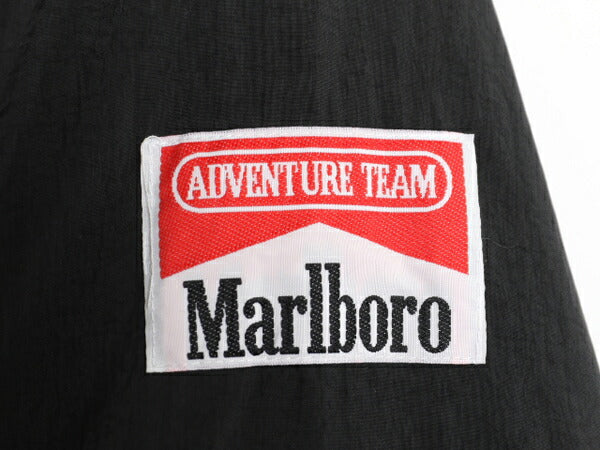 90s マルボロ ナイロン マウンテンパーカー ジャケット メンズ L / オールド Marlboro ジャンパー フルジップ 企業物 当時物 シャカシャカ