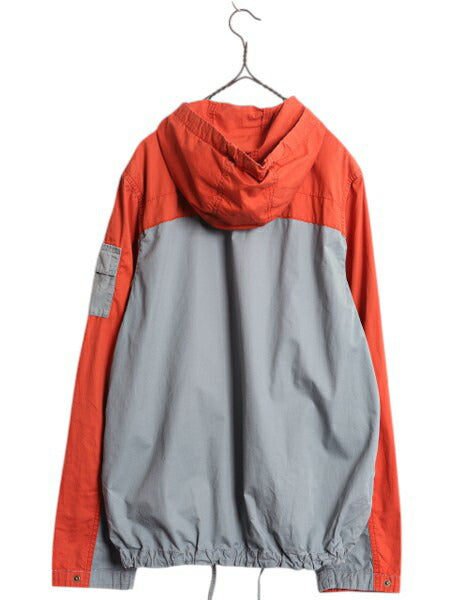 ノースフェイス コットン マウンテンパーカー ジャケット メンズ S 紺タグ 復刻 フルジップ ジャンパー ブルゾン ツートン The North Face